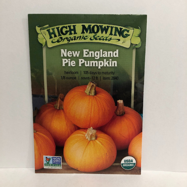 New England Pumpkin Pie, Organic